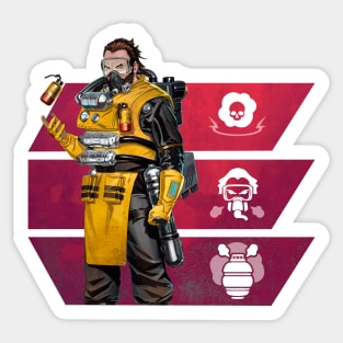 Caustic Apex Legends Sticker